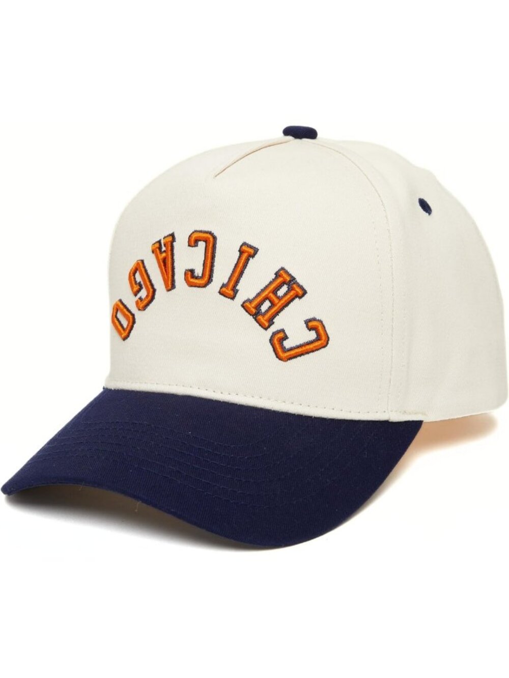 Trendy Two-Tone Trucker Hat | Embroidered 5-Panel Baseball Cap for Street Style